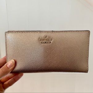 Rose Gold Kate Spade Wallet